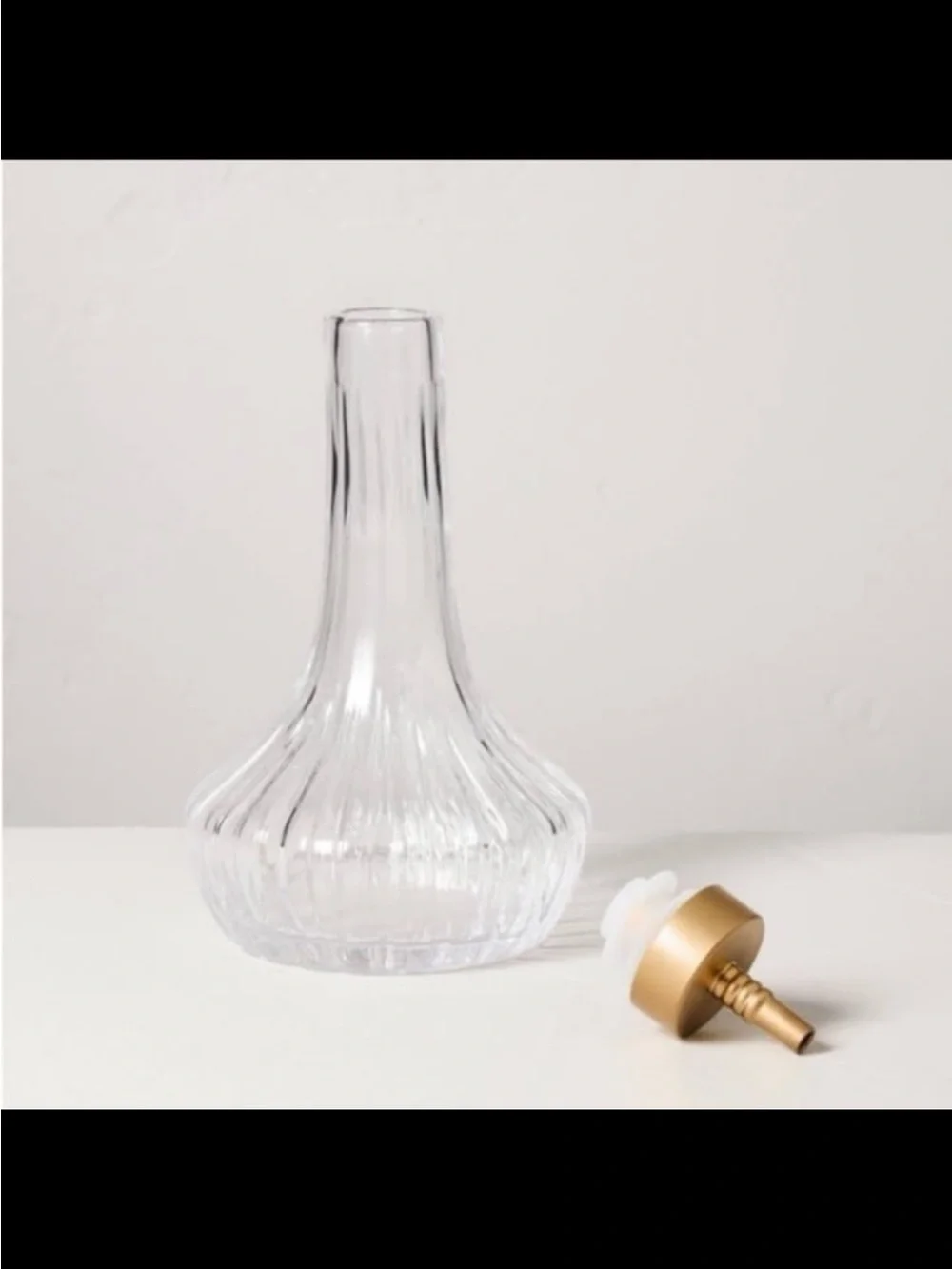 Glass & Brass Simple Syrup/Bitter Dispenser - Hearth & Hand™ with Magnolia